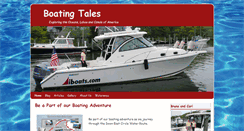 Desktop Screenshot of boatingtales.com